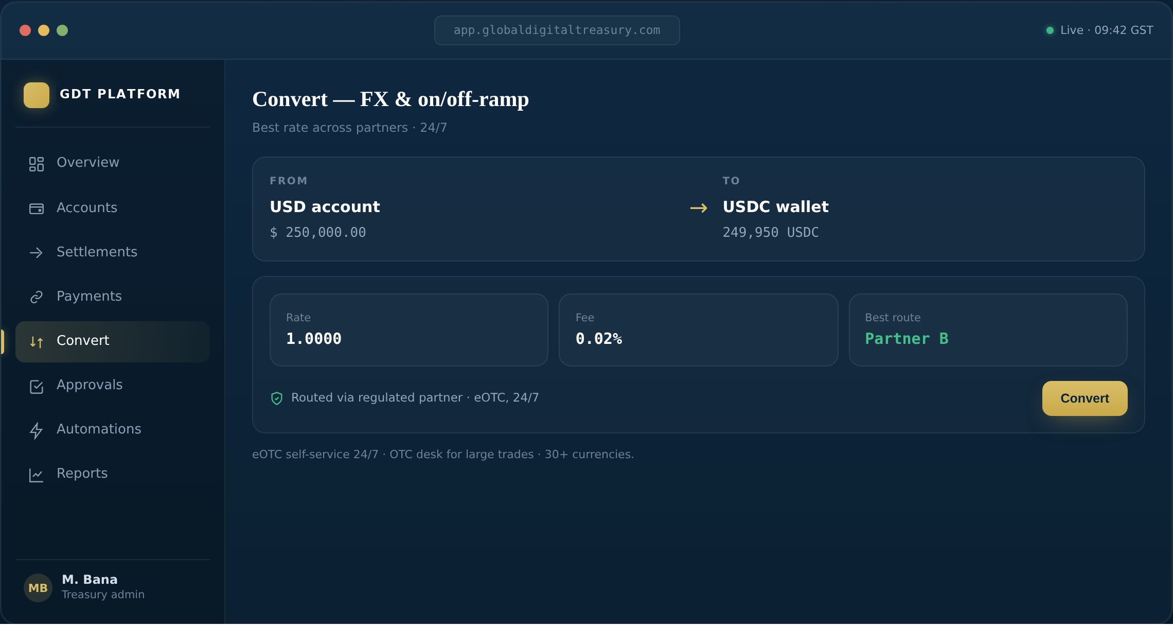 GDT Platform — Convert